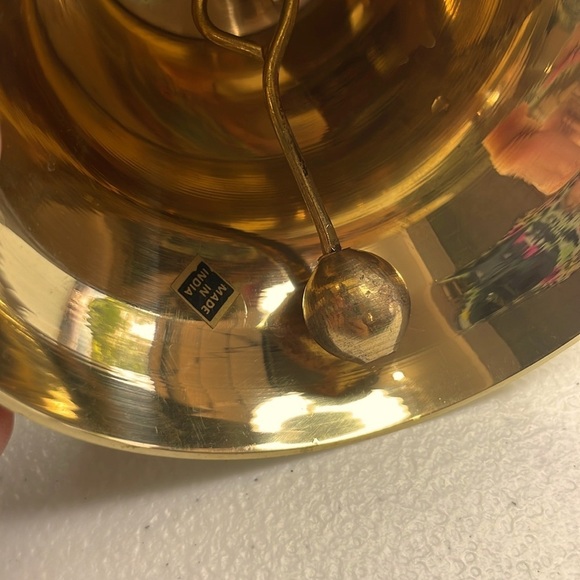 Large Brass bell made in India 7 7/8”T x 3 3/4”W - Picture 7 of 8